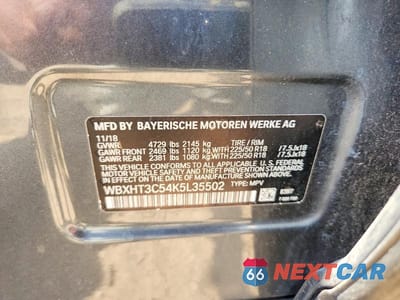 Zdjęcie 12 z 12 samochodu: 2019 BMW X1 XDRIVE28I VIN:WBXHT3C54K5L35502 - miniatura