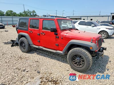 Czwarte zdjęcie samochodu z boku: 2016 JEEP WRANGLER UNLIMITED SPORT VIN:1C4BJWDG8GL285300 - miniatura