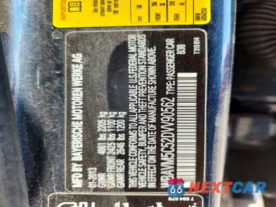Zdjęcie 13 z 13 samochodu: 2013 BMW X1 XDRIVE35I VIN:WBAVM5C52DVV90562 - miniatura