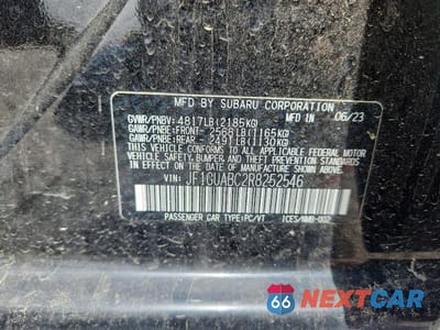 Zdjęcie 12 z 12 samochodu: 2024 SUBARU IMPREZA VIN:JF1GUABC2R8252546 - miniatura