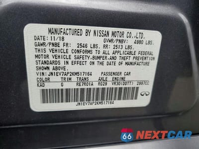 Zdjęcie 12 z 12 samochodu: 2019 INFINITI Q50 3.0T LUXE VIN:JN1EV7AP2KM517164 - miniatura