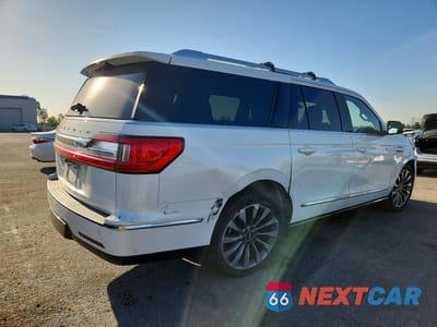 Trzecie zdjęcie samochodu z tyłu: 2020 LINCOLN NAVIGATOR L RESERVE VIN:5LMJJ3LTXLEL23626 - miniatura