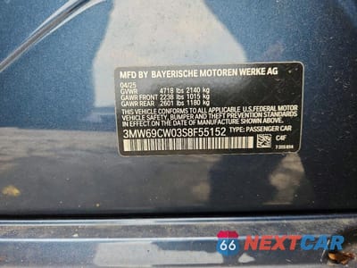 Zdjęcie 13 z 13 samochodu: 2025 BMW 330I VIN:3MW69CW03S8F55152 - miniatura