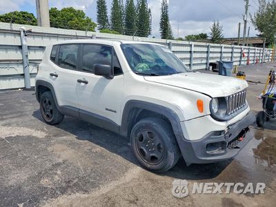 Czwarte zdjęcie samochodu z boku: 2018 JEEP RENEGADE SPORT VIN:ZACCJBAB1JPJ53825 - miniatura