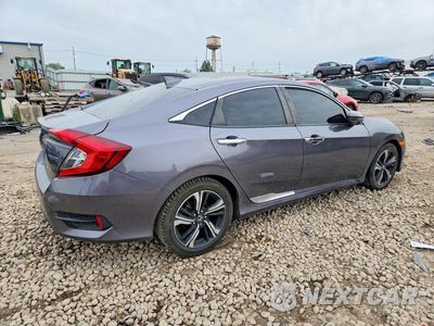 Trzecie zdjęcie samochodu z tyłu: 2018 HONDA CIVIC TOURING VIN:19XFC1F94JE001416 - miniatura