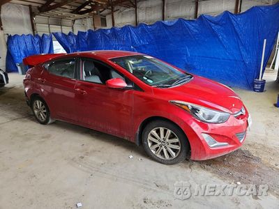 Czwarte zdjęcie samochodu z boku: 2014 HYUNDAI ELANTRA SE VIN:KMHDH4AE0EU180877 - miniatura