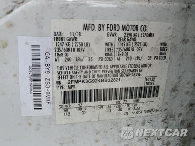 Zdjęcie 13 z 13 samochodu: 2019 FORD EDGE SE VIN:2FMPK3G92KBB32821 - miniatura