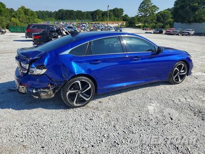 Trzecie zdjęcie samochodu z tyłu: 2022 HONDA ACCORD SPORT VIN:1HGCV1F32NA090082 - miniatura