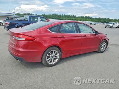 Trzecie zdjęcie samochodu z tyłu: 2020 FORD FUSION SE VIN:3FA6P0HD5LR100828 - miniatura