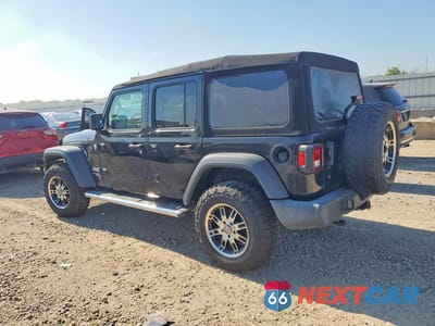 Drugie zdjęcie samochodu z przodu: 2019 JEEP WRANGLER UNLIMITED SPORT VIN:1C4HJXDN4KW554382 - miniatura
