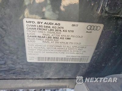 Zdjęcie 13 z 13 samochodu: 2018 AUDI Q5 PREMIUM PLUS VIN:WA1BNAFY8J2066938 - miniatura