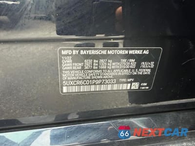 Zdjęcie 11 z 12 samochodu: 2023 BMW X5 XDRIVE40I VIN:5UXCR6C01P9P73033 - miniatura