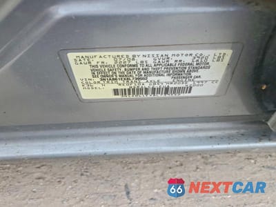 Zdjęcie 12 z 12 samochodu: 2008 NISSAN SENTRA 2.0 VIN:3N1AB61EX8L739552 - miniatura