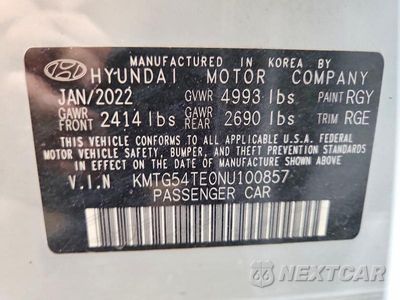 Zdjęcie 13 z 13 samochodu: 2022 GENESIS G70 3.3T STANDARD VIN:KMTG54TE0NU100857 - miniatura