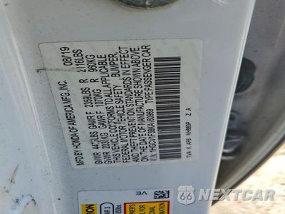 Zdjęcie 12 z 12 samochodu: 2019 HONDA ACCORD SPORT VIN:1HGCV1F38KA160969 - miniatura