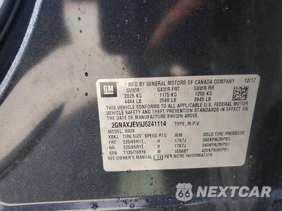 Zdjęcie 13 z 13 samochodu: 2018 CHEVROLET EQUINOX LT VIN:2GNAXJEV9J6241114 - miniatura