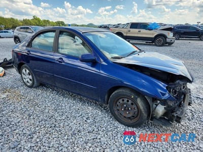 Czwarte zdjęcie samochodu z boku: 2006 KIA SPECTRA EX VIN:KNAFE121565367430 - miniatura