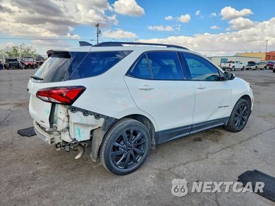 Trzecie zdjęcie samochodu z tyłu: 2023 CHEVROLET EQUINOX RS VIN:3GNAXMEGXPS110562 - miniatura
