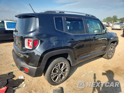 Trzecie zdjęcie samochodu z tyłu: 2016 JEEP RENEGADE LIMITED VIN:ZACCJBDT2GPC75996 - miniatura