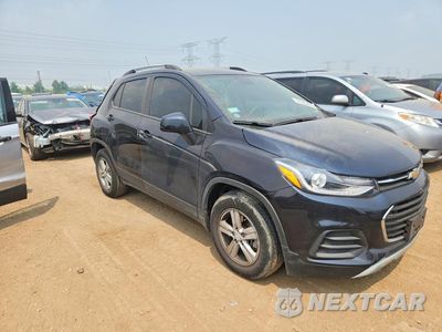 Czwarte zdjęcie samochodu z boku: 2021 CHEVROLET TRAX 1LT VIN:KL7CJLSMXMB377227 - miniatura