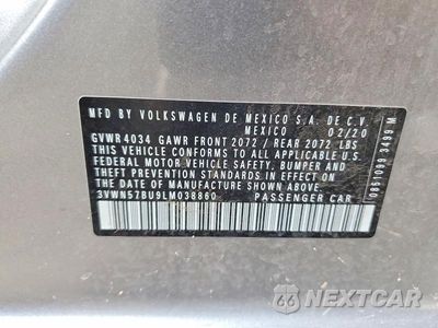 Zdjęcie 12 z 12 samochodu: 2020 VOLKSWAGEN JETTA S VIN:3VWN57BU9LM038860 - miniatura