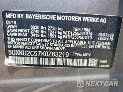 Zdjęcie 12 z 12 samochodu: 2019 BMW X6 XDRIVE35I VIN:5UXKU2C57K0Z63219 - miniatura