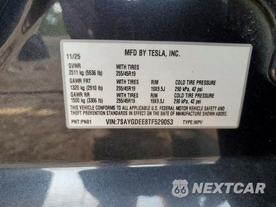 Zdjęcie 14 z 14 samochodu: 2026 TESLA MODEL Y VIN:7SAYGDEE8TF529053 - miniatura