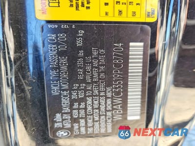 Zdjęcie 12 z 12 samochodu: 2009 BMW 328 XI VIN:WBAWC33519PC87704 - miniatura
