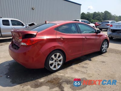 Trzecie zdjęcie samochodu z tyłu: 2013 HYUNDAI ELANTRA LIMITED VIN:KMHDH4AE0DU611331 - miniatura