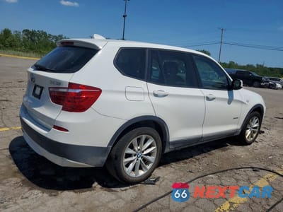 Trzecie zdjęcie samochodu z tyłu: 2014 BMW X3 XDRIVE28I VIN:5UXWX9C59E0D41357 - miniatura