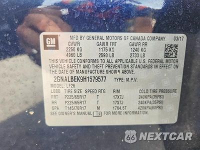 Zdjęcie 12 z 12 samochodu: 2017 CHEVROLET EQUINOX LS VIN:2GNALBEK9H1579577 - miniatura