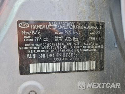 Zdjęcie 12 z 12 samochodu: 2017 HYUNDAI ELANTRA VALUE EDITION VIN:5NPD84LF9HH161138 - miniatura