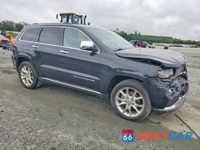 Czwarte zdjęcie samochodu z boku: 2015 JEEP GRAND CHEROKEE SUMMIT VIN:1C4RJEJGXFC118948 - miniatura