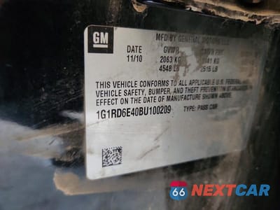 Zdjęcie 12 z 12 samochodu: 2011 CHEVROLET VOLT VIN:1G1RD6E40BU100209 - miniatura