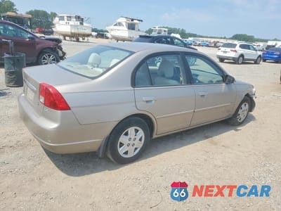Trzecie zdjęcie samochodu z tyłu: 2003 HONDA CIVIC LX VIN:2HGES165X3H586099 - miniatura