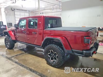 Trzecie zdjęcie samochodu z tyłu: 2021 JEEP GLADIATOR RUBICON VIN:1C6JJTBG1ML567729 - miniatura