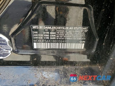 Zdjęcie 12 z 12 samochodu: 2008 MERCEDES-BENZ E 350 VIN:WDBUF56X18B206492 - miniatura