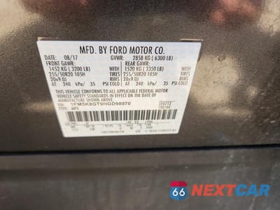 Zdjęcie 12 z 12 samochodu: 2017 FORD EXPLORER SPORT VIN:1FM5K8GT9HGD98970 - miniatura