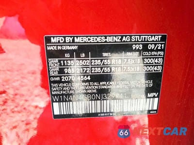 Zdjęcie 13 z 13 samochodu: 2022 MERCEDES-BENZ GLA 250 VIN:W1N4N4GB0NJ329941 - miniatura