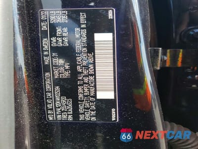 Zdjęcie 13 z 13 samochodu: 2022 VOLVO XC60 B5 MOMENTUM VIN:YV4L12DK4N1025094 - miniatura