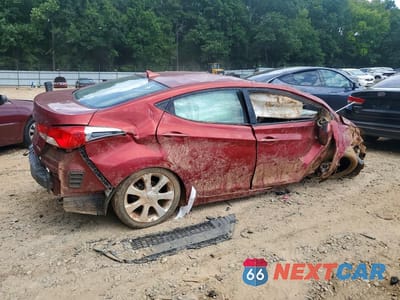 Trzecie zdjęcie samochodu z tyłu: 2013 HYUNDAI ELANTRA LIMITED VIN:5NPDH4AE2DH237156 - miniatura