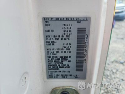 Zdjęcie 13 z 13 samochodu: 2021 NISSAN NV200 S VIN:3N6CM0KN9MK704462 - miniatura
