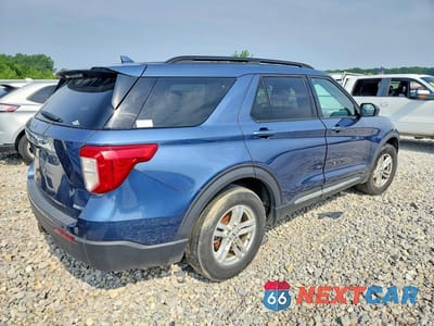 Trzecie zdjęcie samochodu z tyłu: 2020 FORD EXPLORER XLT VIN:1FMSK8DH0LGC37046 - miniatura