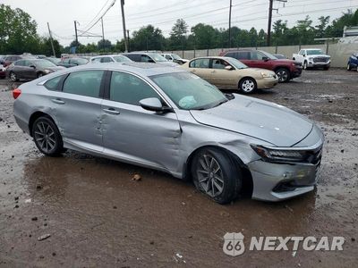 Czwarte zdjęcie samochodu z boku: 2021 HONDA ACCORD EXL VIN:1HGCV1F55MA067895 - miniatura