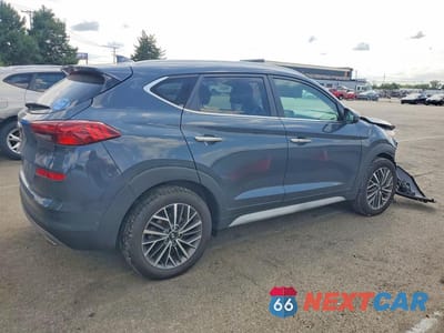 Trzecie zdjęcie samochodu z tyłu: 2021 HYUNDAI TUCSON LIMITED VIN:KM8J33AL9MU285149 - miniatura