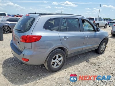 Trzecie zdjęcie samochodu z tyłu: 2008 HYUNDAI SANTA FE GLS VIN:5NMSG13DX8H167700 - miniatura