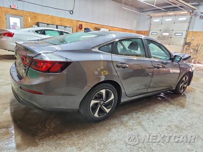 Trzecie zdjęcie samochodu z tyłu: 2022 HONDA INSIGHT EX VIN:19XZE4F52NE009641 - miniatura