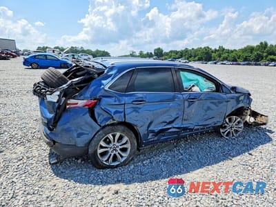 Trzecie zdjęcie samochodu z tyłu: 2019 FORD EDGE TITANIUM VIN:2FMPK3K98KBC75960 - miniatura