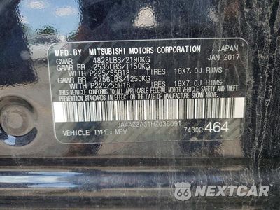 Zdjęcie 14 z 14 samochodu: 2017 MITSUBISHI OUTLANDER SE VIN:JA4AZ3A31HZ036091 - miniatura