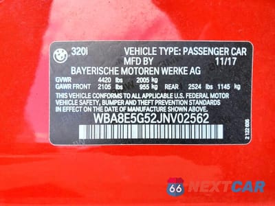 Zdjęcie 12 z 12 samochodu: 2018 BMW 320 XI VIN:WBA8E5G52JNV02562 - miniatura